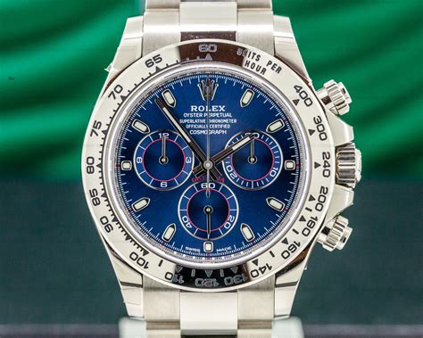 rolex daytona blue dial 116509